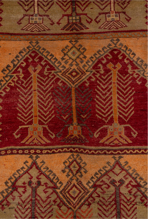 Vintage Oushak Area Rug (5' x 13')